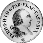 1790 Silber Münze 3 Lire Stück 