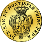 1773 Gold Münze Carlino Doppelter Doppia 