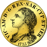 1773 Doppia Doppelter Carlino Gold Münze