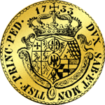 1733 Pistole Alte Doppia Gold Münze