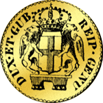 1794 Lire Genovina 1/8 12 Gold Münze