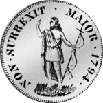 1794 Münze Taler Silber 1/4 Rückseite