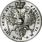 1726 Mark Kurant Münze Silber