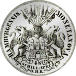 1763 Taler Spezies Banco Silber Münze