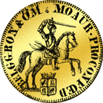 1761 Gold Münze Halber Ruyder holländische Dukaten
