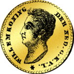 Gulden Stück Münze Gold 5 1827