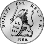 Löwen Taler Silber Münze 1790