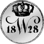1828 Münze Cent 5 Silber
