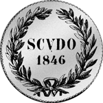 1846 Scudo Silber Münze