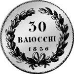 Testone Silber Münze 1836