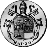Silber Münze Testone 1834