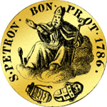 Zechine Doppio 1786 Rückseie Gold Münze