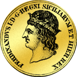 1818 Ducati 15 Oncetti Fünf Gold Münze