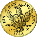 1753 Ducati 6 Zwei Oncetti Münze Gold