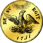 1751 Ducati 3 Oncia einfach Gold Münze