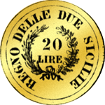 20 Lire Gold Münze 1813