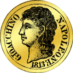 1813 Lire 20 Gold Münze