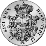 Ducato Nuovo Münze Silber 100 Grani 1715