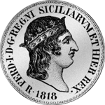 1818 Tari Grani Cartini Scudo Piaster Silber Münze