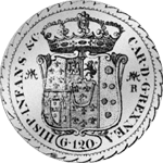1748 Münze Silber Tari Garni Carlini Piaster Scudo 