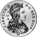 Silber Münze halber Ducato 50 Grani 1689