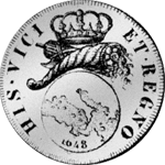 Münze Silber 1648 Grani 20 2 Carlini