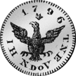 1796 1/2 Carlini Silber 5 Grani Münze Rückseite