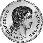 2 Lira Silber Münze 1813