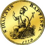 1779 Münze Zechine Gold Rückseite