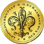 1827 Gold Münze Paoli 200 80 Fiorini