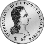 1795 Silber Münze Hetrurien Taler Pisis 