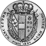 Halber Pisis Taler Silber Münze 1829