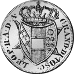 1827 Fiorino Halber Silber Münze