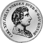 1844 Silber Münze 1/2 Speziestaer 60 Schilling 2 1/2 Mark Frontseite