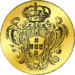 6400 Reis Johannes Portugaleser 1801 Gold Münze Rückseite