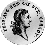 Silber Münze 1/6 Taler 1814 Bildseite