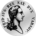 1809 Silber Münze Taler 6 Gulden Bildseite
