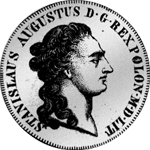 1794 6 Gulden Silber Münze Taler Bildseite