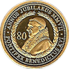 Papst Benedikt Gold Medaille