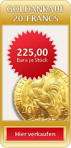 20 Francs Goldmünze Widget