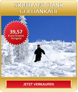 Skiurlaub durch Gold verkaufen bei Goldankauf 123