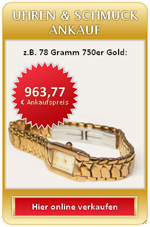Damenuhr Gelbgold 750er Gold