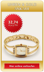 Armbanduhr Damen 750er Gold