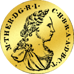 Ungarischer Dukat aus Gold 1751