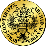Dukaten Goldmünze 1775
