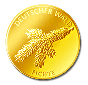 20 Goldeuro Fichte - Deutscher Wald