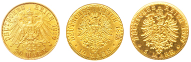 seltene Goldmünzen aus Österreich