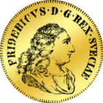 Dukaten Gold Münze 1745