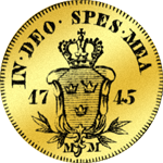 1745 Gold Münze Dukaten