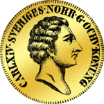 1839 Gold Münze Vierfacher Dukaten